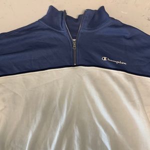 1/4 zip sweatshirt. Champion brand size. XL.